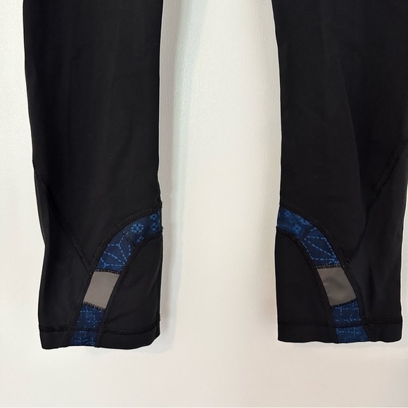 Lululemon Run Inspire Crop II Sashiko Reflective Blue - Picture 4 of 7